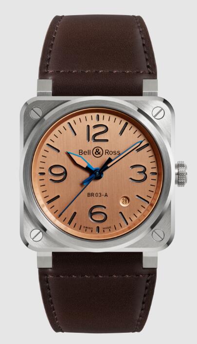 Bell & Ross NEW BR 03 COPPER BR03A-GB-ST/SCA Replica Watch